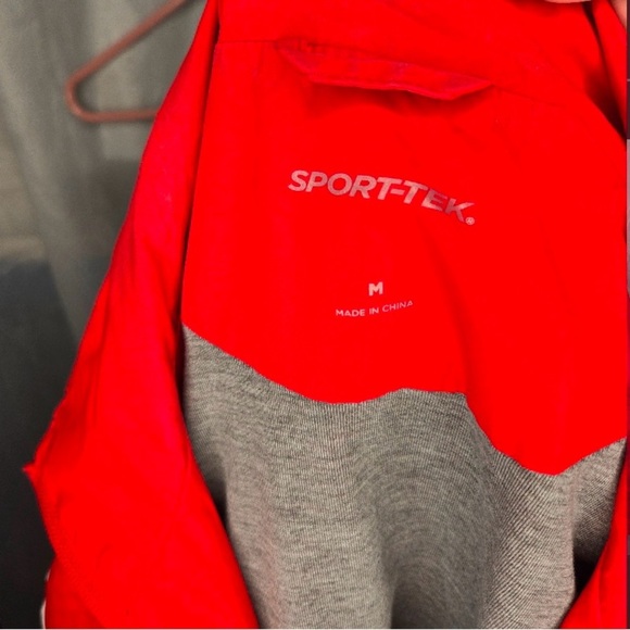 Red and White Sport-Tek Jacket - Picture 3 of 3